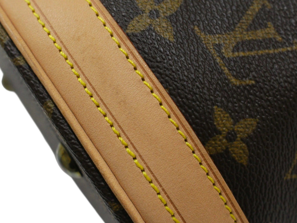 LOUIS VUITTON Bucket Monogram Canvas Brown Tote Bag